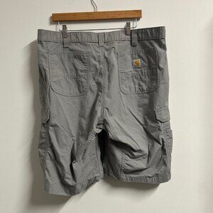 Y2K Carhartt Relaxed Fit Cargo Shorts Men's Size 40 Grey